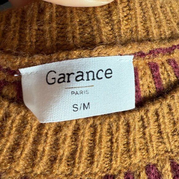 Garance Paris Sweater Fairisle Wool Mohair Blend Size SM/MD - Picture 5 of 7